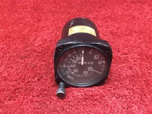 Gates Learjet Mach Airspeed Indicator PN S225-3